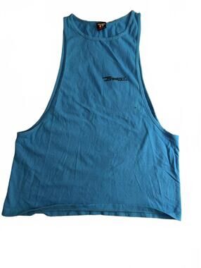 Breezin Blue Wind Surfing Muscle Tank Top - Size Large